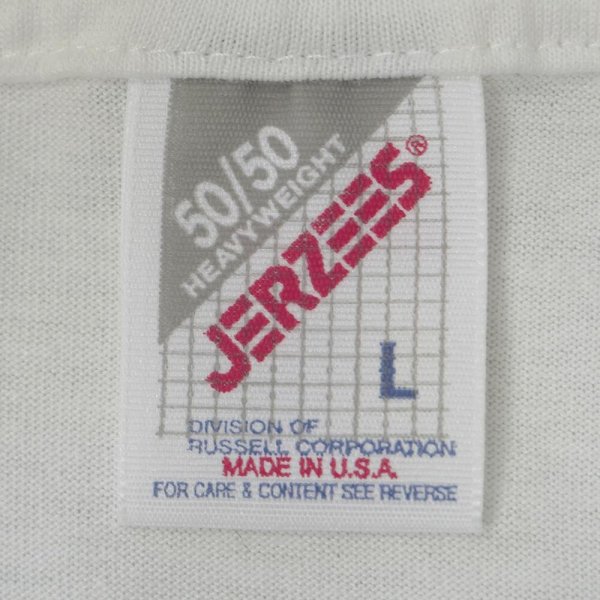 画像2: 【L】90's JERZEES ブランクTシャツ "MADE IN USA / DEADSTOCK" (2)