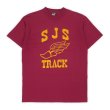 画像1: 80's SJS TRACK プリントTシャツ “WING FOOT / MADE IN USA” (1)
