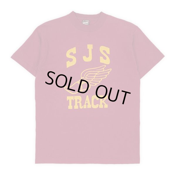 画像1: 80's SJS TRACK プリントTシャツ “WING FOOT / MADE IN USA” (1)