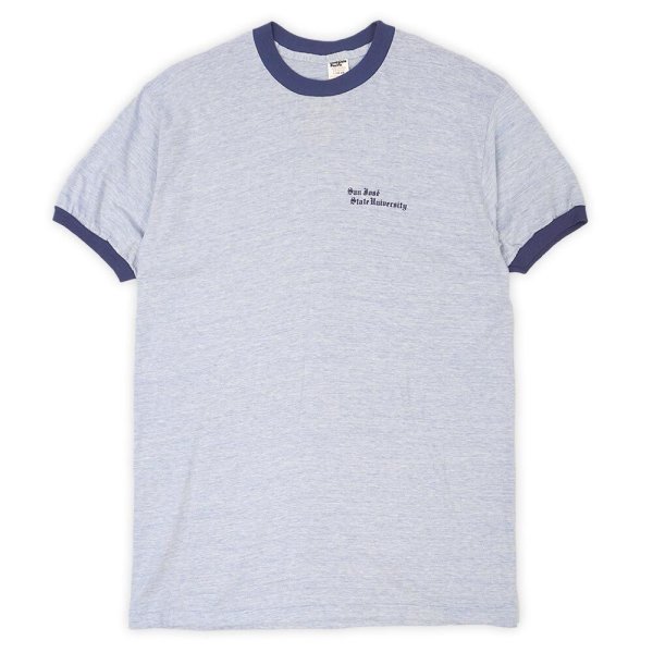 画像1: 80's Collegiate Pacific カレッジプリント リンガーTシャツ "DEADSTOCK / MADE IN USA" (1)