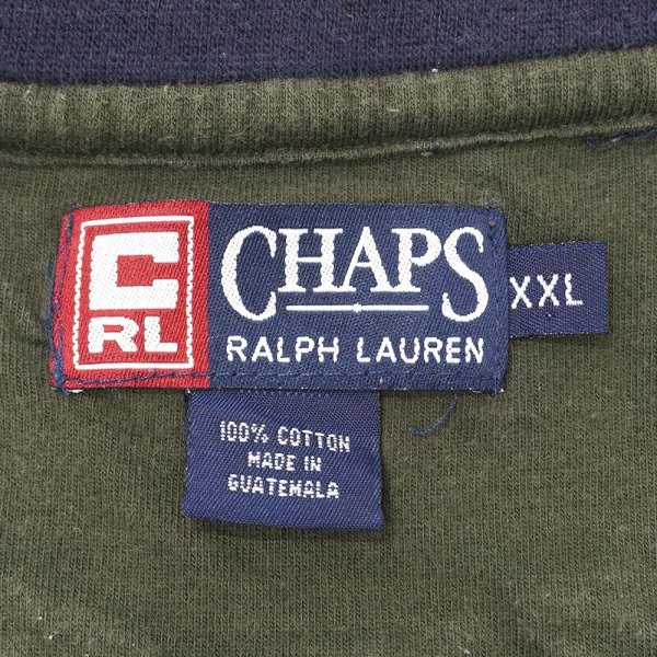 画像2: 90's CHAPS RALPH LAUREN マルチボーダーTシャツ (2)