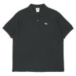 画像1: Late 90's LACOSTE ポロシャツ "DESIGNED IN FRANCE / BLACK" (1)