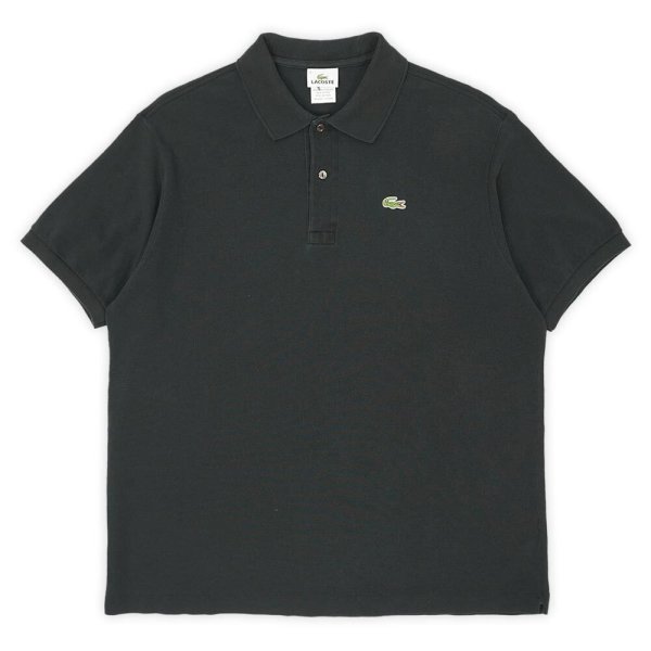 画像1: Late 90's LACOSTE ポロシャツ "DESIGNED IN FRANCE / BLACK" (1)