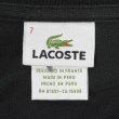 画像2: Late 90's LACOSTE ポロシャツ "DESIGNED IN FRANCE / BLACK" (2)