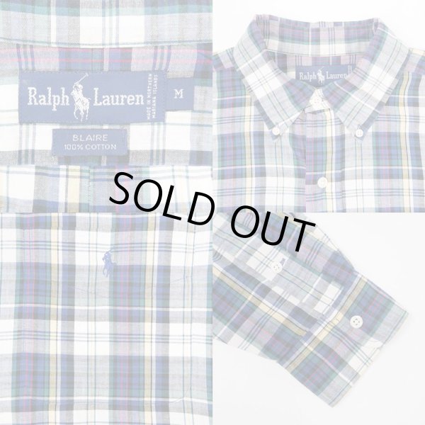 画像3: 90's Polo Ralph Lauren ボタンダウンシャツ "BLAIRE" (3)