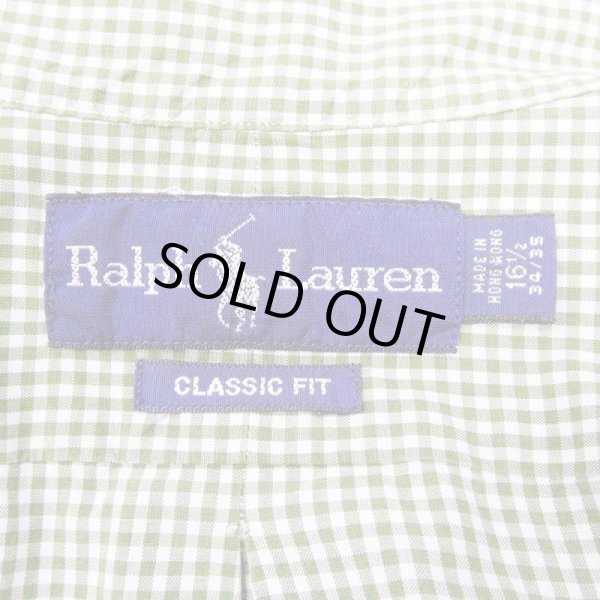 画像3: 90's Ralph Lauren ボタンダウンシャツ “CLASSIC FIT / ギンガムチェック柄” (3)