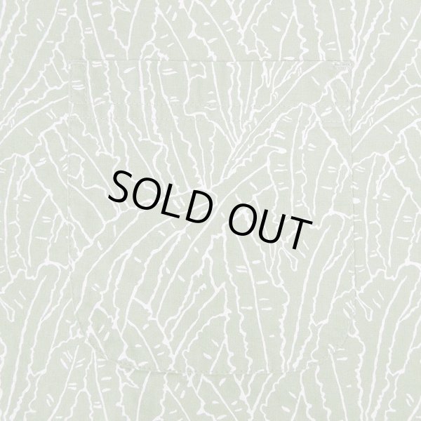 画像4: 00's L.L.Bean S/S オープンカラーシャツ "GREEN BASE" (4)