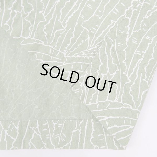 画像5: 00's L.L.Bean S/S オープンカラーシャツ "GREEN BASE" (5)