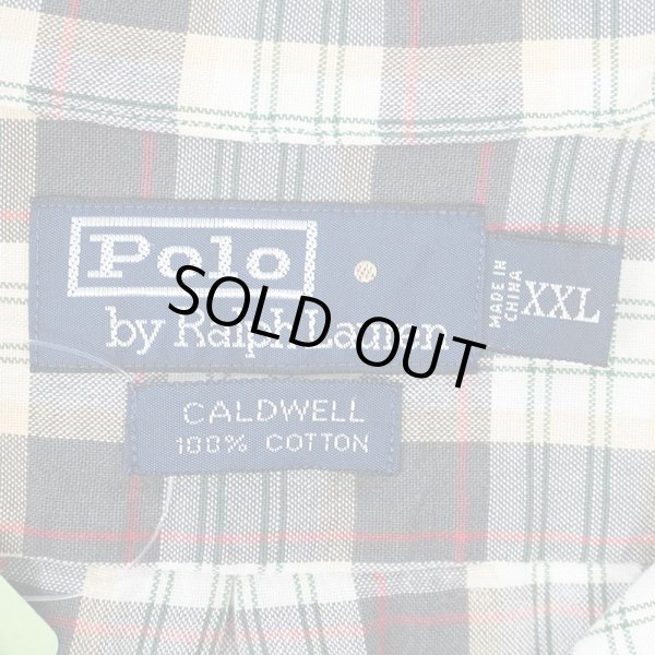 画像2: 90's Polo Ralph Lauren S/S オープンカラーシャツ "CALDWELL" (2)