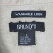 画像2: 00's BRUNO S/S オープンカラーシャツ "LINEN / SAND BEIGH" (2)
