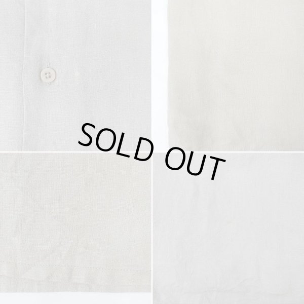 画像5: 00's BRUNO S/S オープンカラーシャツ "LINEN / SAND BEIGH" (5)