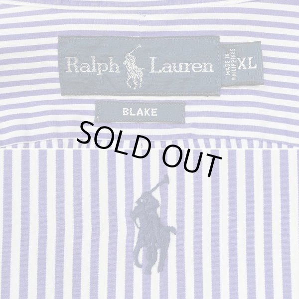 画像2: 90's Polo Ralph Lauren ボタンダウンシャツ "BLAKE" (2)