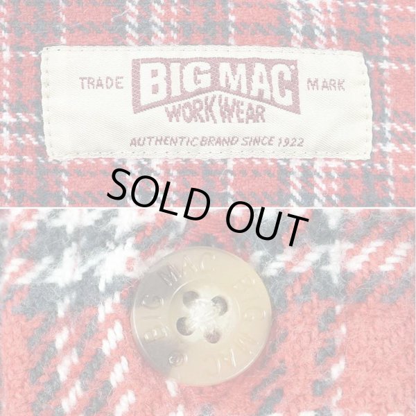 画像2: 90's BIG MAC ヘビーネルシャツ "about 2XL" (2)
