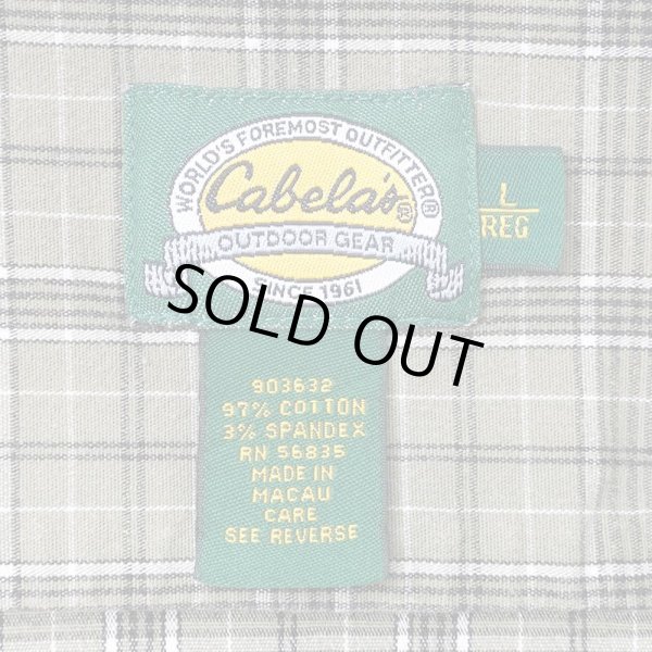 画像2: 90's Cabela's S/S レギュラーカラーシャツ (2)