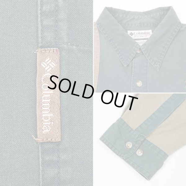 画像4: 90's Columbia ハンティングシャツ “GREEN” (4)