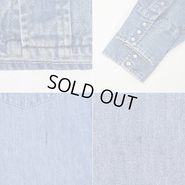 画像5: 70's BIG MAC デニム ウエスタンシャツ (5)