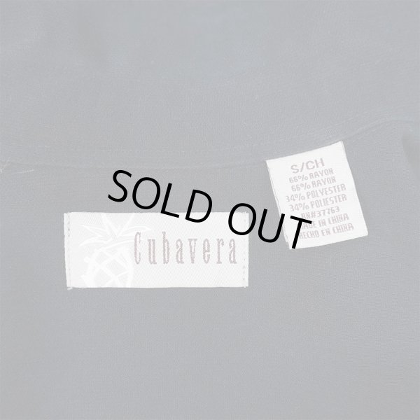 画像3: 00's Cubavera キューバシャツ "BLACK" (3)