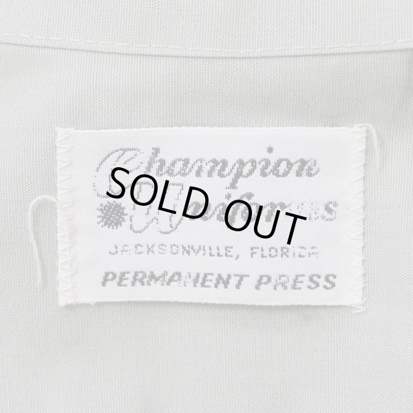 画像2: 70's Champion Uniforms S/S ワークシャツ (2)