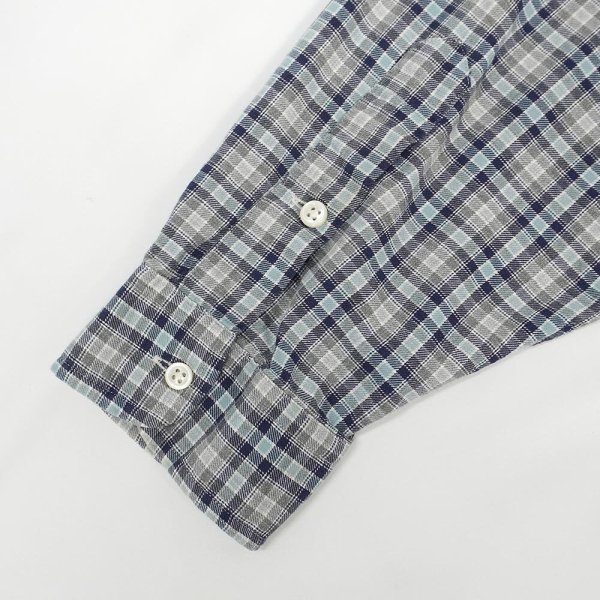 画像5: 90's Polo Ralph Lauren フランネル ボタンダウンシャツ "BLAKE / Gray Plaid" (5)