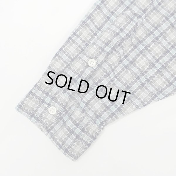 画像5: 90's Polo Ralph Lauren フランネル ボタンダウンシャツ "BLAKE / Gray Plaid" (5)
