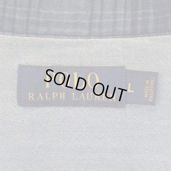 画像2: 00's Polo Ralph Lauren ガーゼ ウエスタンシャツ (2)