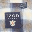 画像2: 00's IZOD JEANS フランネルシャツ "Navy Ombre Plaid" (2)