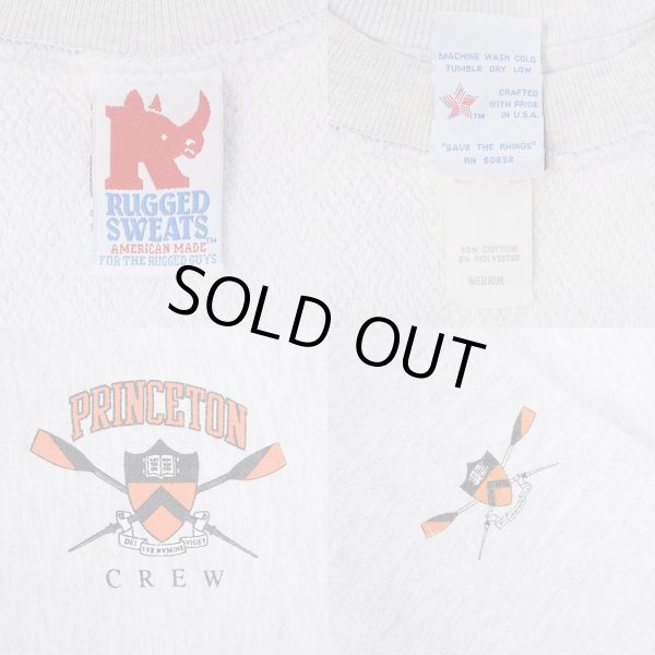画像2: 90's RUGGED SWEATS リバースウィーブタイプ スウェット “PRINCETON / MADE IN USA” (2)