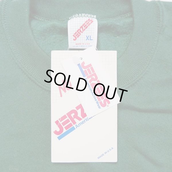 画像2: 90's JERZEES スウェットシャツ "GREEN / DEADSTOCK" (2)