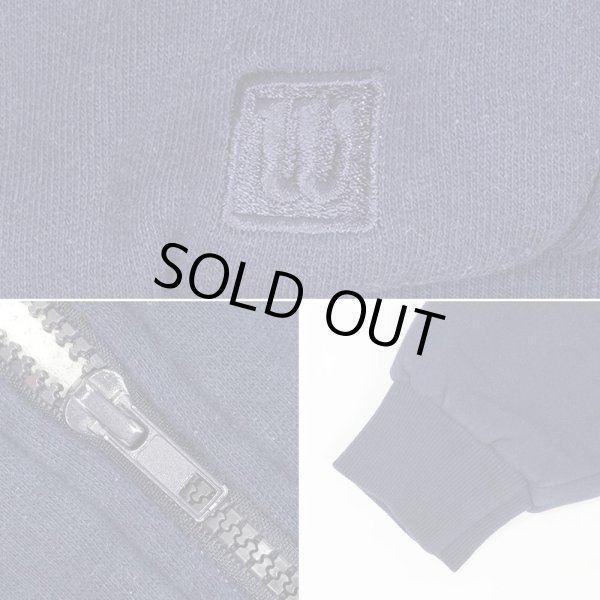 画像3: 00's Wilson 裏サーマル フルジップ スウェットパーカー (3)