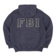 画像2: 90's FBI 両面プリント スウェットパーカー "MADE IN USA" (2)