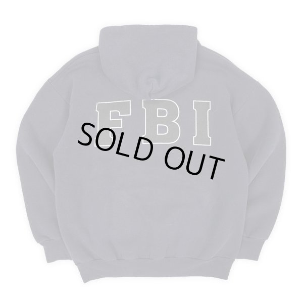 画像2: 90's FBI 両面プリント スウェットパーカー "MADE IN USA" (2)