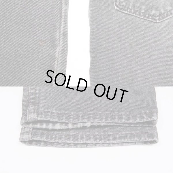 画像4: 90-00's Levi's 505 ブラックデニムパンツ (4)