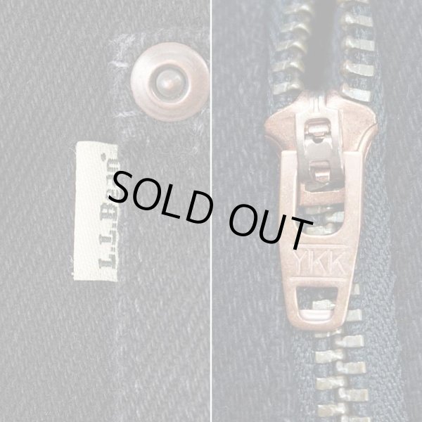 画像5: 00's L.L.Bean ブラックデニムパンツ "W33 L30" (5)