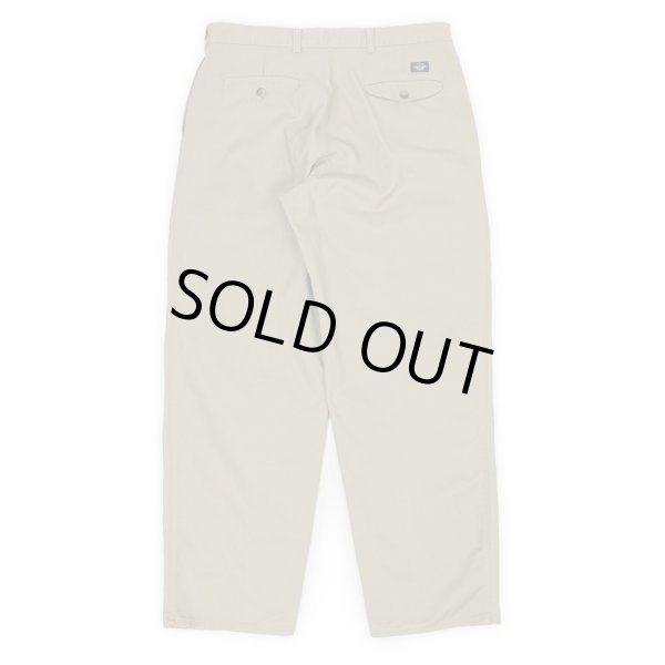 画像2: 90's DOCKERS 2タック チノトラウザー "BEIGE / W34 L30" (2)