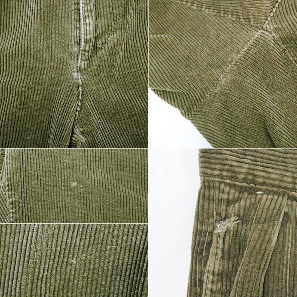 画像4: 90's Polo Ralph Lauren 2タック 太畝コーデュロイトラウザー "初期タグ / W34 L32" (4)