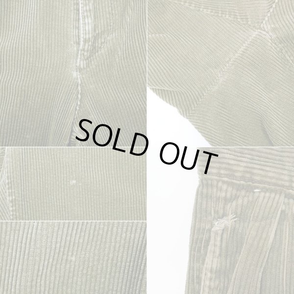 画像4: 90's Polo Ralph Lauren 2タック 太畝コーデュロイトラウザー "初期タグ / W34 L32" (4)