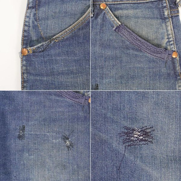 画像6: 60's Wrangler 13MWZ デニムパンツ "斜めベル / W38 L30" (6)