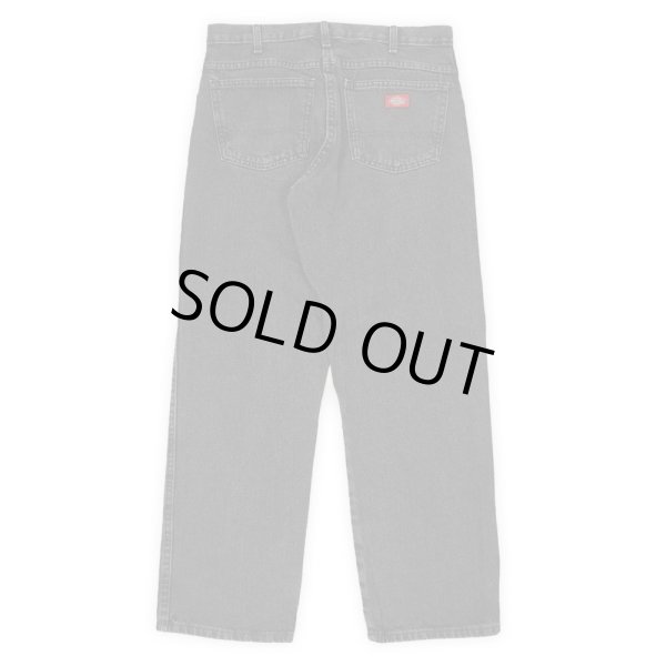 画像2: 00's Dickies 先染めブラックデニムパンツ “W32 L30” (2)