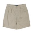 画像1: 00's Polo Ralph Lauren 2タック チノショーツ "TYLER SHORT / LIGHT BEIGE" (1)