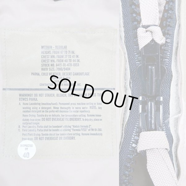 画像3: 00's US.ARMY ECWCS 3C デザートカモ柄 GORE-TEX PARKA “MEDIUM-REGULAR / DEADSTOCK” (3)