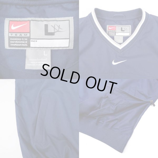 画像3: 00's NIKE Vネック ナイロンプルオーバー "PENN STATE" (3)
