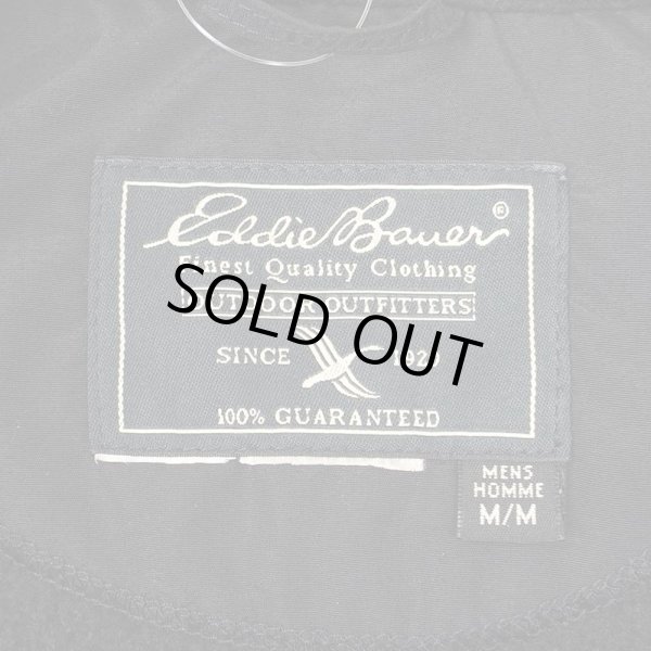 画像2: 90-00's Eddie Bauer フリースハーフコート "BLACK" (2)