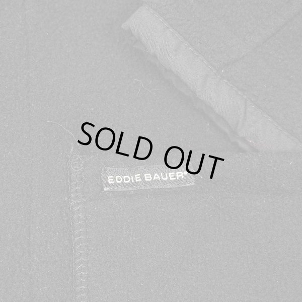 画像4: 90-00's Eddie Bauer フリースハーフコート "BLACK" (4)