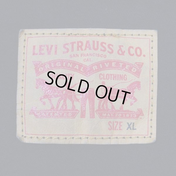 画像3: 00's Levi's ブラックデニムジャケット (3)