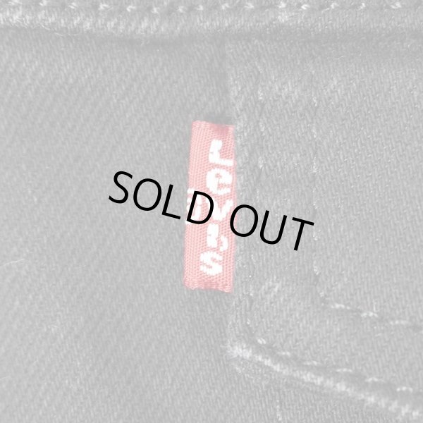 画像4: 00's Levi's ブラックデニムジャケット (4)