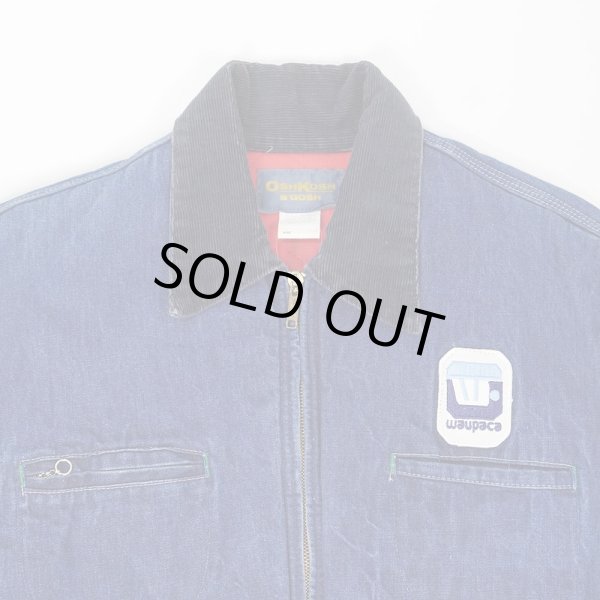 画像3: 70's OSHKOSH デニムワークジャケット "MADE IN USA / 44 LONG" (3)