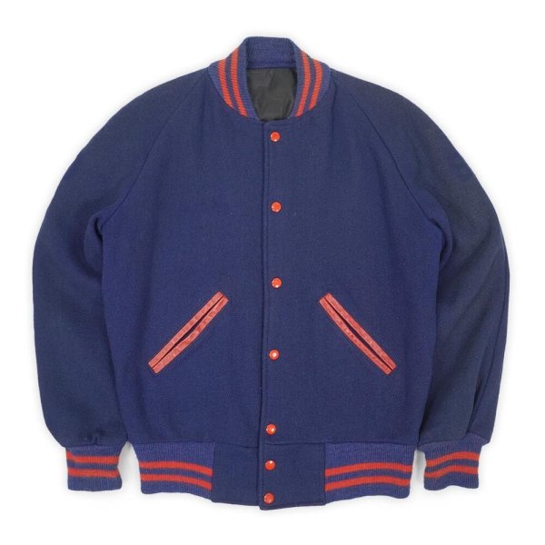 画像2: 70's MORGANTOWN MOHIGANS ウールスタジャン "Indian Head Patch" (2)