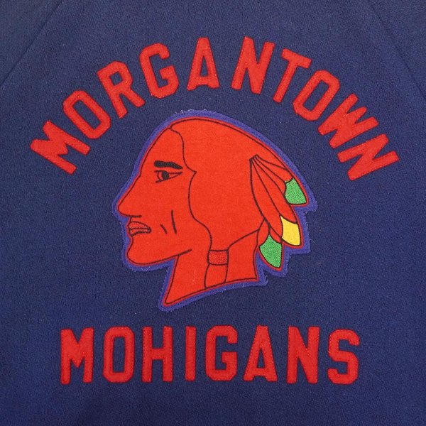 画像3: 70's MORGANTOWN MOHIGANS ウールスタジャン "Indian Head Patch" (3)