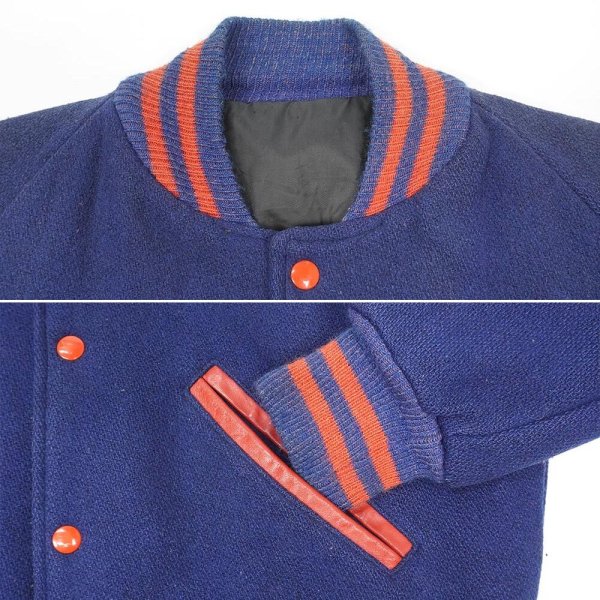 画像4: 70's MORGANTOWN MOHIGANS ウールスタジャン "Indian Head Patch" (4)