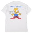 画像1: 90's INDIANA UNIVERSITY × SIMPSONS プリントTシャツ "MADE IN USA" (1)